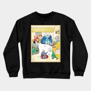 Japanese Cats Crewneck Sweatshirt